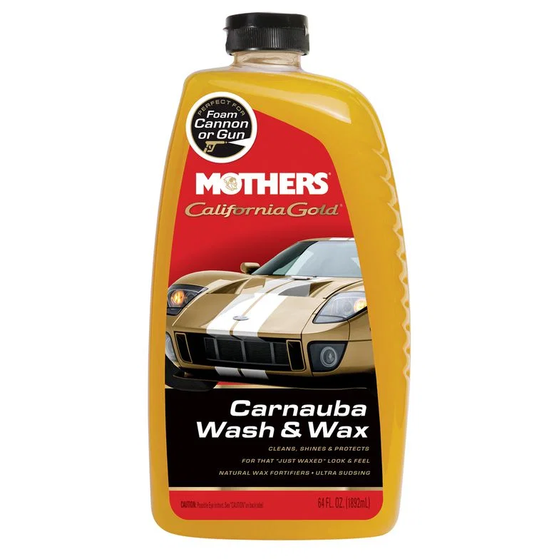 05674 – MOTHERS Car Wash, Liquid One 64 Ounce Bottle With Carnauba Wax